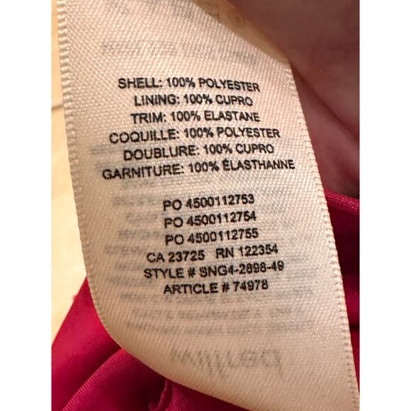 Aritzia Wilfred Rhapsody Cropped Blouse Fuschia Pink, size 4 - Picture 8 of 11